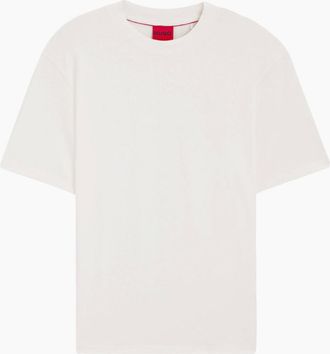 HUGO BOSS Mens HUGO Dapolino T-Shirt S1-26 102 Natural - White - Size: 36