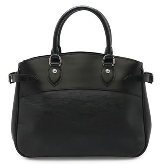 Louis Vuitton Black Noir Epi Leather Handbag Shoulder Bag Tote Bag (Pre-Owned)