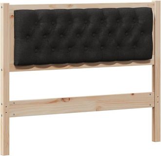 vidaXL Cabecero Otro Marr&oacute;n Y Negro 100 Cm Madera Maciza De Pino Vidaxl