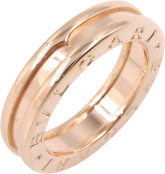 Bulgari Gold Pink Gold (18K) Band Ring (Pre-Owned)
