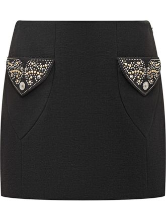 Versace Versace Miniskirt With Jewel Pockets