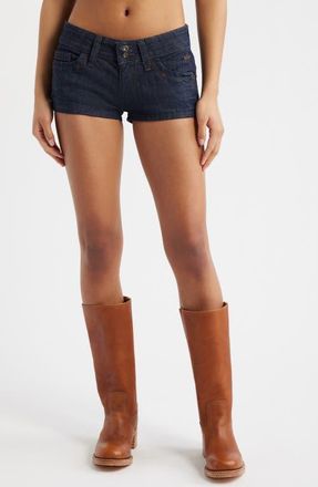 BDG Piper Low Rise Denim Shorts in Rinse at Nordstrom, Size 26 X 32