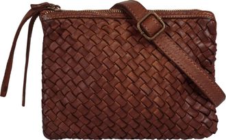 Samantha Look Umh&auml;ngetasche SAMANTHA LOOK, Damen, Gr. B/H/T: 21cm x 16cm x 2cm onesize, braun (cognac), Leder, Taschen Umh&auml;ngetasche, echt Leder, Made in Italy