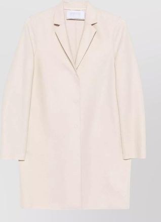 Harris Wharf London wool coat single breasted straight cut