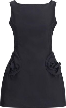 Magda Butrym Short Dress with Womens roses