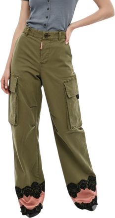 Dsquared2 Green Relaxed Cargos