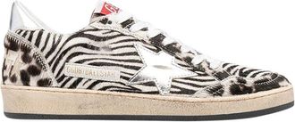 Golden Goose Ballstar Zebra Print Trainers Size 36