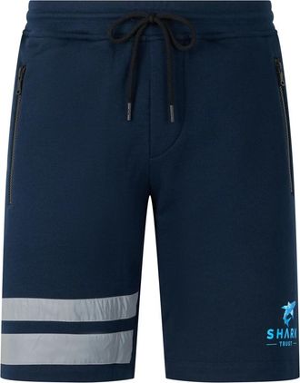 Paul & Shark Shorts met elastische tailleband - Heren - Korte Broeken - Blauw - M - Katoen - Korte Broeken