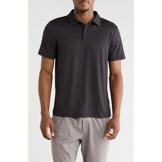 Zella Energy Polo in Black at Nordstrom Rack, Size Xx-Large