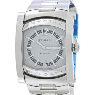 Bulgari Vintage, unisex, Wit, ONE Size, Pre-owned Vintage Polshorloge