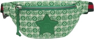 Gucci Pre-owned Belt Bags, female, Green, Size: ONE SIZE Pre-owned Interlocking G Childrens Belt Bag 502095