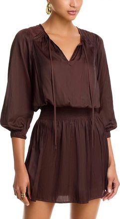 Rails Kari Mini Dress In Espresso