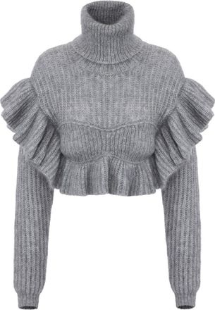 Elisabetta Franchi Maglia a collo alto in misto lana Elisabetta Franchi