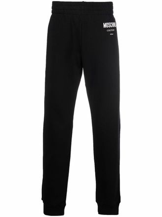 Moschino Trainingsbroek met logoprint - Zwart