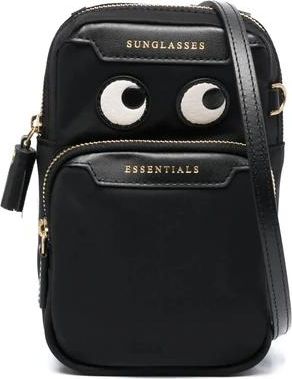 Anya Hindmarch Eyes Essentials Crossbody Bag - Dames - Schoudertassen - Zwart - ONE Size - Nylon - Tassen