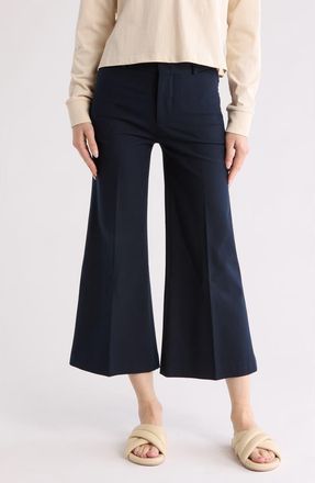 Frame Denim Le Palazzo High Waist Crop Pants in Navy at Nordstrom Rack, Size 00