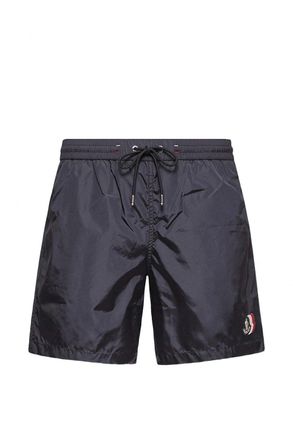 Moncler ARCHIVE LOGO SWIMSHORTS Size: XL, colour: NAVY