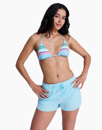 Roxy Womens Roxy Womens Wave 2 Inch Boardshorts - Blue - Size: XS