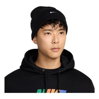 Nike Peak Swoosh Beanie Black White HF0187-010