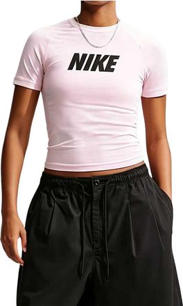 Nike (WMNS) Nike Sportswear Fitted T-Shirt Pink Foam Sail IV5750-663