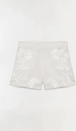 Jonathan Simkhai Sammie Soutache Linen Short In Ivory