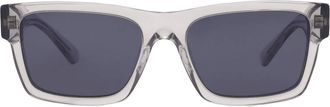 Prada Blue Rectangular Mens Sunglasses PR 25ZS U430A9 56