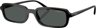 Vogue Eyewear Vo 5666S Zonnebrillen - Dames - Zonnebrillen - Zwart - 53 MM - Nylon - Accessoires