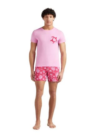 Vilebrequin Unisex Turtle Heart Flocked T-Shirt in Petunia at Nordstrom, Size Medium