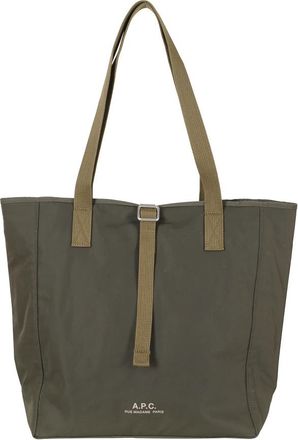 A.P.C. Cabas Archive - Heren - Shoppers - Groen - ONE Size - Polyester - Tassen
