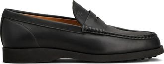 Tod's Black Leather Loafers