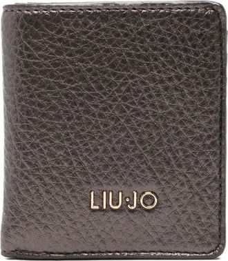 Liu Jo metallic-finish wallet - women - Polyester/Polyurethane Resin/Polyester/Polyurethane Resin - One Size - Brown
