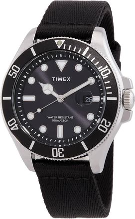 Timex Harborside Coast Quartz Black Dial Mens Watch TW2W62600