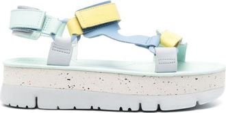 Camper Oruga Up touch-strap sandals - Blue