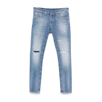 Dondup Slim Fit Jeans, male, Blue, W36, Light Blue Denim Jeans