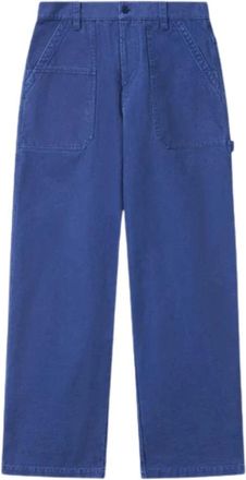 Isabel Marant Broeken - Dames - Wijde Broeken - Blauw - XL - Broeken