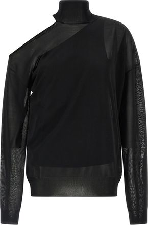 Fendi Black Viscose Womens Cardigan