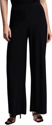 Joseph Ribkoff Wijde Pijpen Broek - Dames - Wijde Broeken - Zwart - M - Polyester - Broeken