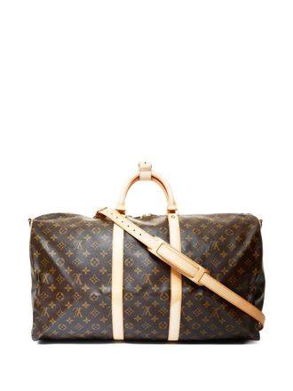Louis Vuitton 2003 Keepall Bandouliere 55 Boston reistas - Bruin