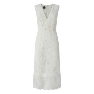 Pinko Pinko, Kleedjes, Dames, Wit, S, Audrey Midi Jurk