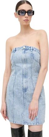 Miss Sixty Shirt Kleedjes - Dames - Korte kleedjes - Blauw - L - Kleedjes