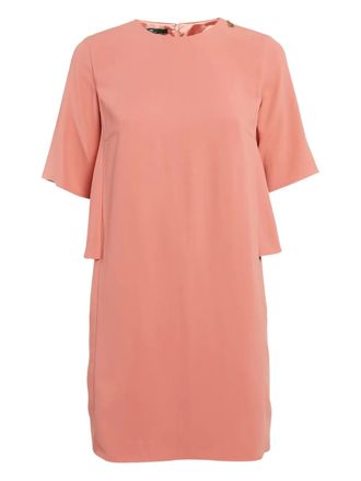 Elisabetta Franchi ruffle-detailing midi dress - Pink