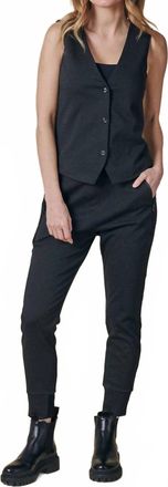 Zhrill Zhdisa Vest In Jet Black