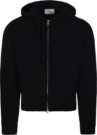 Dunst Unisex Gebreid Vest met Capuchon - Heren - Sweatshirts & Hoodies - Zwart - Maat: M Zijde