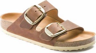 Birkenstock Womens Arizona Big Buckle Sandal In Cognac