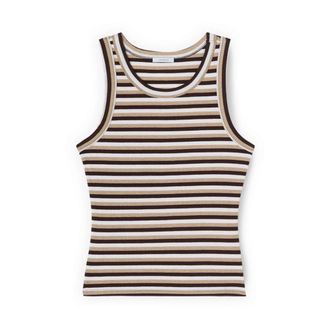Motivi Tops, Dames, Beige, M, Sleeveless Tops
