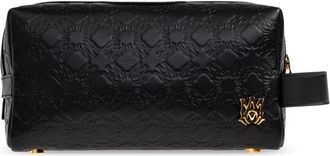 Amiri MA Quad Leather Dopp Kit - Heren - Toilettassen - Zwart - ONE Size - Leer - Tassen