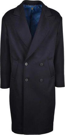 Maurizio Miri Long Double-Breasted Wool Coat