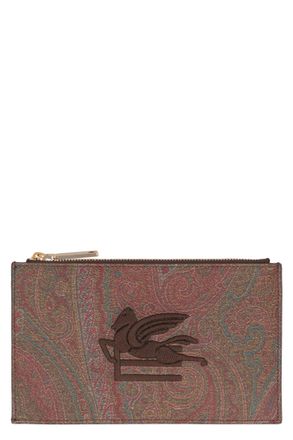 Etro Paisley Pochette With Pegaso Logo