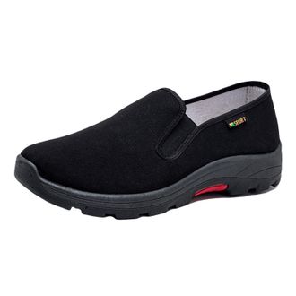 Generic Mens Slip On Casual Shoes, Non-Slip Running Sneakers Lightweigh Casual Shoe Outdoor Solid Color Soft Bottom Leisure Shoes Classic Training Gym Shoe Br