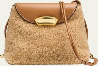 3.1 Phillip Lim ID Petite Soft Shearling Shoulder Bag